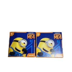 McDonald's Minions Despicable Me Four 4 Happy Meal Toy - #1 Ralph 2024 Bundle